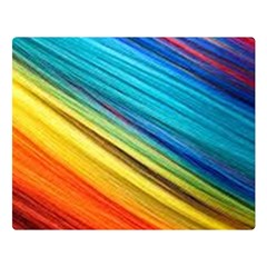 Rainbow Double Sided Flano Blanket (large)  by NSGLOBALDESIGNS2