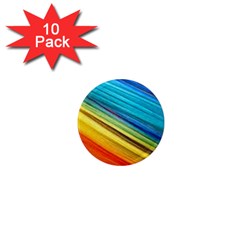 Rainbow 1  Mini Magnet (10 Pack) 
