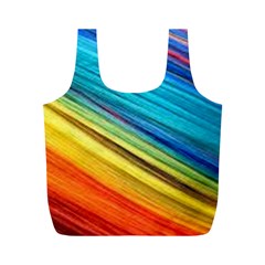 Rainbow Full Print Recycle Bag (m) by NSGLOBALDESIGNS2