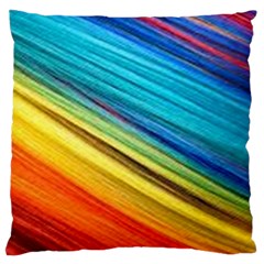 Rainbow Large Cushion Case (two Sides) by NSGLOBALDESIGNS2