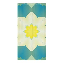 Pattern Flower Abstract Pastel Shower Curtain 36  X 72  (stall)  by Simbadda