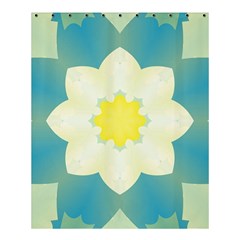 Pattern Flower Abstract Pastel Shower Curtain 60  X 72  (medium)  by Simbadda