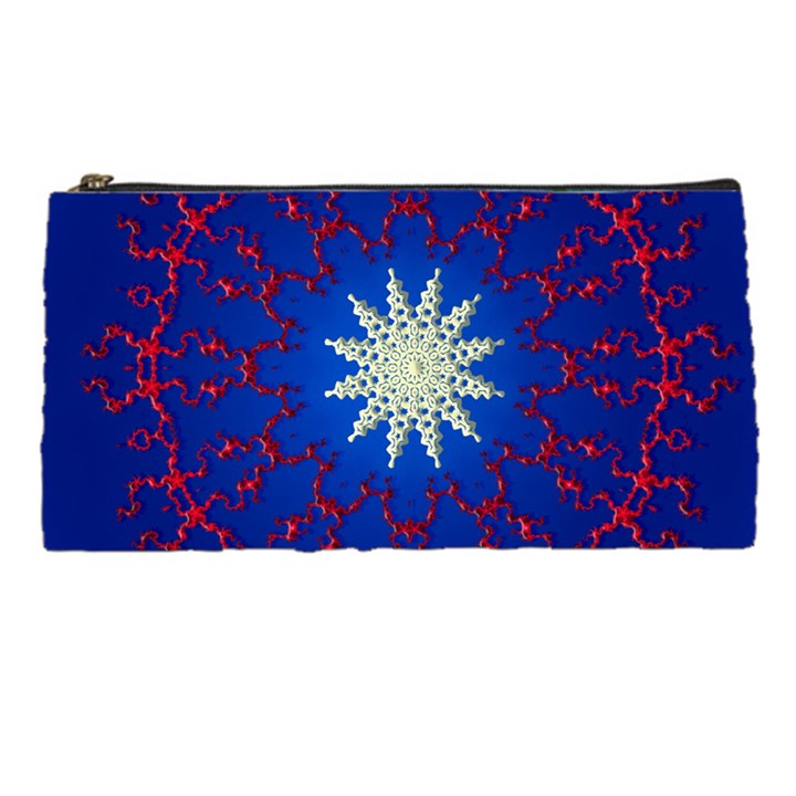 Mandala Abstract Fractal Patriotic Pencil Cases