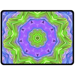 Abstract Art Colorful Fleece Blanket (large) 