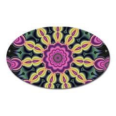 Abstract Art Abstract Background Oval Magnet
