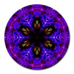 Abstract Art Abstract Background Round Mousepads Front