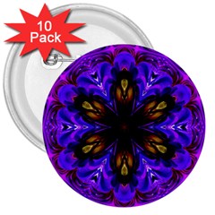 Abstract Art Abstract Background 3  Buttons (10 pack) 