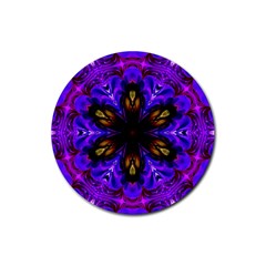 Abstract Art Abstract Background Rubber Coaster (Round) 