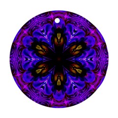 Abstract Art Abstract Background Round Ornament (Two Sides)