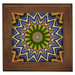 Abstract Antique Art Background Pattern Framed Tiles by Simbadda