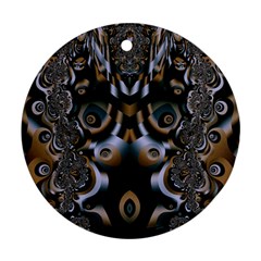 Art Fractal Artwork Design Ornament (Round)