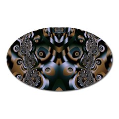 Art Fractal Artwork Design Oval Magnet