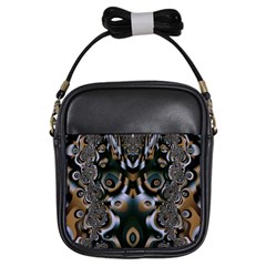 Art Fractal Artwork Design Girls Sling Bag