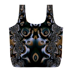 Art Fractal Artwork Design Full Print Recycle Bag (L)