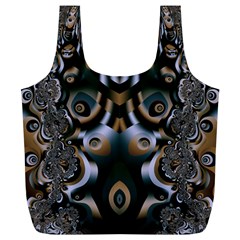 Art Fractal Artwork Design Full Print Recycle Bag (XL)