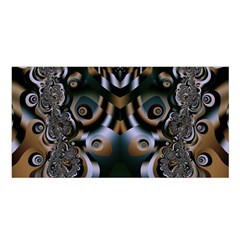 Art Fractal Artwork Design Satin Shawl