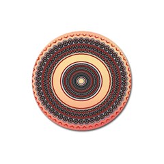 Ornamental Shape Concentric Round Magnet 3  (round) by Simbadda