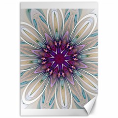 Mandala Kaleidoscope Ornament Canvas 12  X 18  by Simbadda