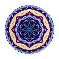 Mandala Art Design Pattern Round Ornament (two Sides) by Simbadda