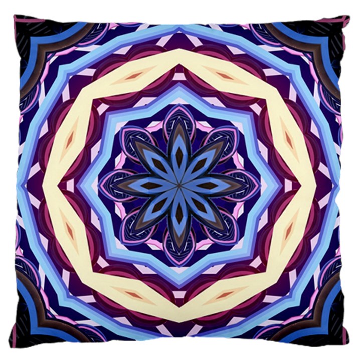 Mandala Art Design Pattern Standard Flano Cushion Case (Two Sides)