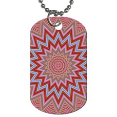 Abstract Art Abstract Background Art Pattern Dog Tag (two Sides) by Simbadda