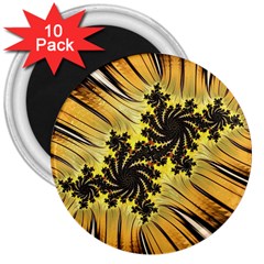 Fractal Art Colorful Pattern 3  Magnets (10 Pack)  by Simbadda