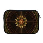 Fractal Floral Mandala Abstract Apple MacBook Pro 17  Zipper Case Front