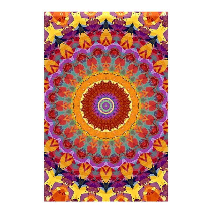 Fractal Kaleidoscope Mandala Shower Curtain 48  x 72  (Small) 