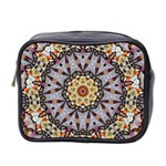 Abstract Art Texture Mandala Mini Toiletries Bag (Two Sides) Front