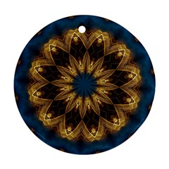 Mandala Kaleidoscope Ornaments Round Ornament (two Sides)