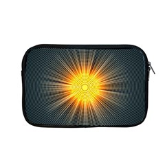 Background Mandala Sun Rays Apple Macbook Pro 13  Zipper Case by Simbadda