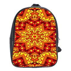 Kaleidoscope Mandala Recreation School Bag (xl)