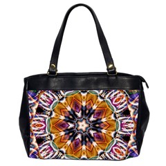 Kaleidoscope Pattern Kaleydograf Oversize Office Handbag (2 Sides) by Simbadda