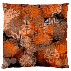 Circle Rings Abstract Optics Standard Flano Cushion Case (one Side) by Simbadda
