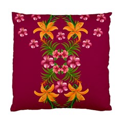 Blossom Yellow Flower Yellow Summer Standard Cushion Case (two Sides) by Simbadda