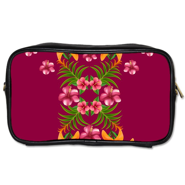 Blossom Yellow Flower Yellow Summer Toiletries Bag (Two Sides)