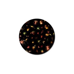 Fireworks Christmas Night Dark Golf Ball Marker (10 Pack) by Simbadda