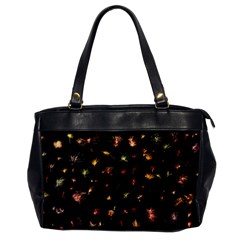 Fireworks Christmas Night Dark Oversize Office Handbag by Simbadda