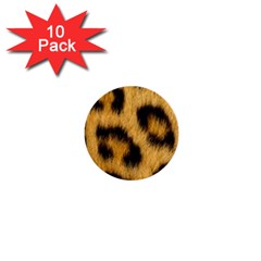 Animal Print Leopard 1  Mini Buttons (10 Pack)  by NSGLOBALDESIGNS2