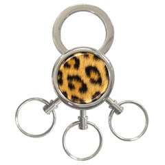 Animal Print Leopard 3-ring Key Chains by NSGLOBALDESIGNS2