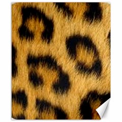 Animal Print Leopard Canvas 8  X 10  by NSGLOBALDESIGNS2