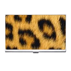 Animal Print Leopard Business Card Holder by NSGLOBALDESIGNS2