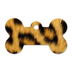 Animal Print Leopard Dog Tag Bone (two Sides) by NSGLOBALDESIGNS2