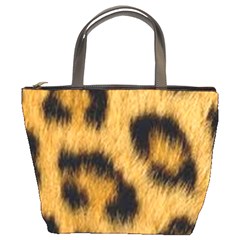 Animal Print Leopard Bucket Bag by NSGLOBALDESIGNS2