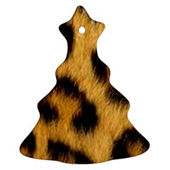 Animal Print Leopard Christmas Tree Ornament (two Sides) by NSGLOBALDESIGNS2