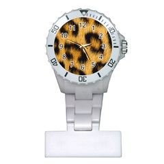 Animal Print Leopard Plastic Nurses Watch by NSGLOBALDESIGNS2