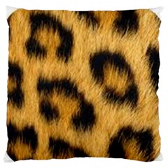 Animal Print Leopard Standard Flano Cushion Case (two Sides) by NSGLOBALDESIGNS2