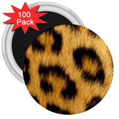 Animal Print Leopard 3  Magnets (100 Pack) by NSGLOBALDESIGNS2