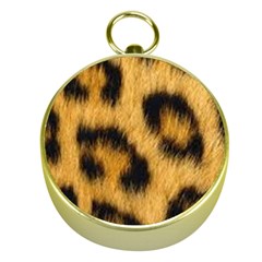 Animal Print Leopard Gold Compasses by NSGLOBALDESIGNS2