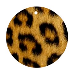 Animal Print Round Ornament (two Sides) by NSGLOBALDESIGNS2